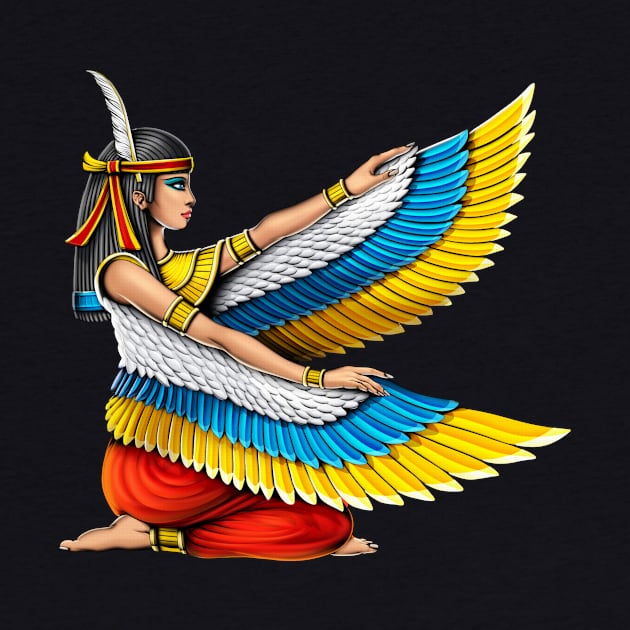 Egyptian Goddess Maat by underheaven